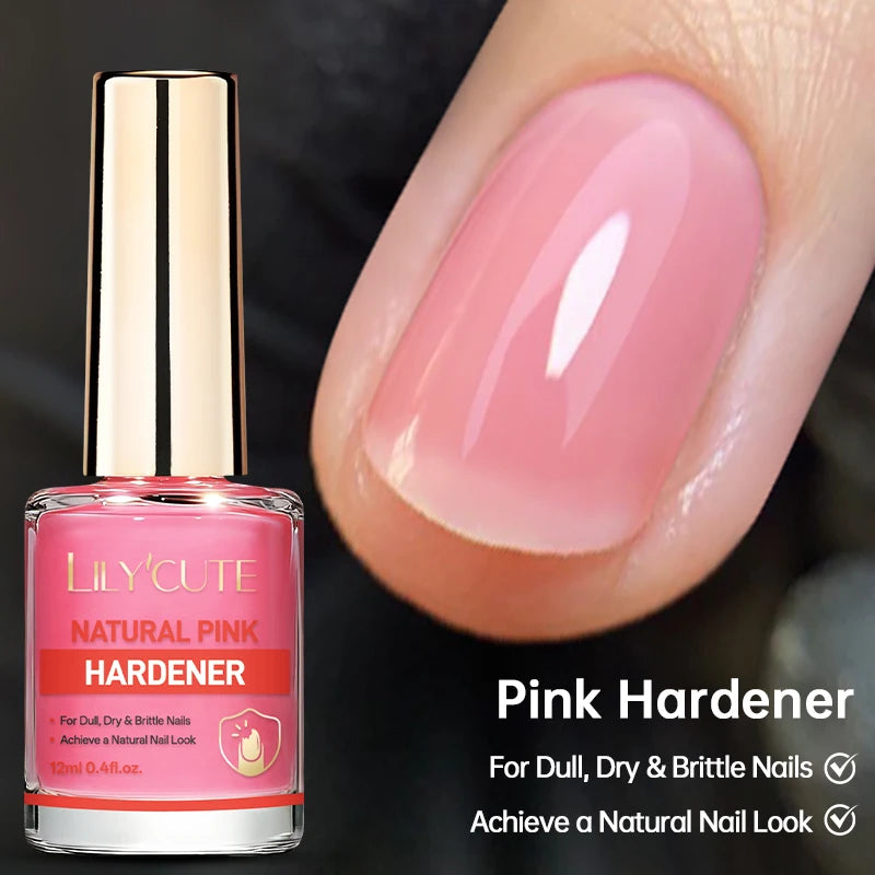 Vernis à Ongles LILYCUTE Rose Durcisseur & Soin – Séchage Rapide Sans UV – CLEVI Paris