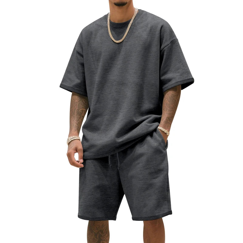 Ensemble homme t-shirt ample et short – CLEVI Paris