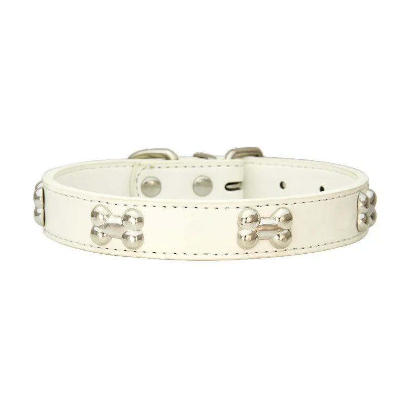 Collier pour chien en cuir multicolore – CLEVI Paris