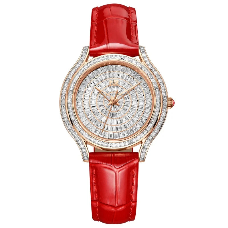 RUIXINE R7758 Montre Femme Quartz Cristaux Élégante Fashion – CLEVI Paris