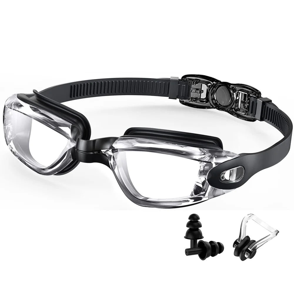 Lunettes de Natation Anti-Buée UV100% Silicone Adulte — CLEVI Paris