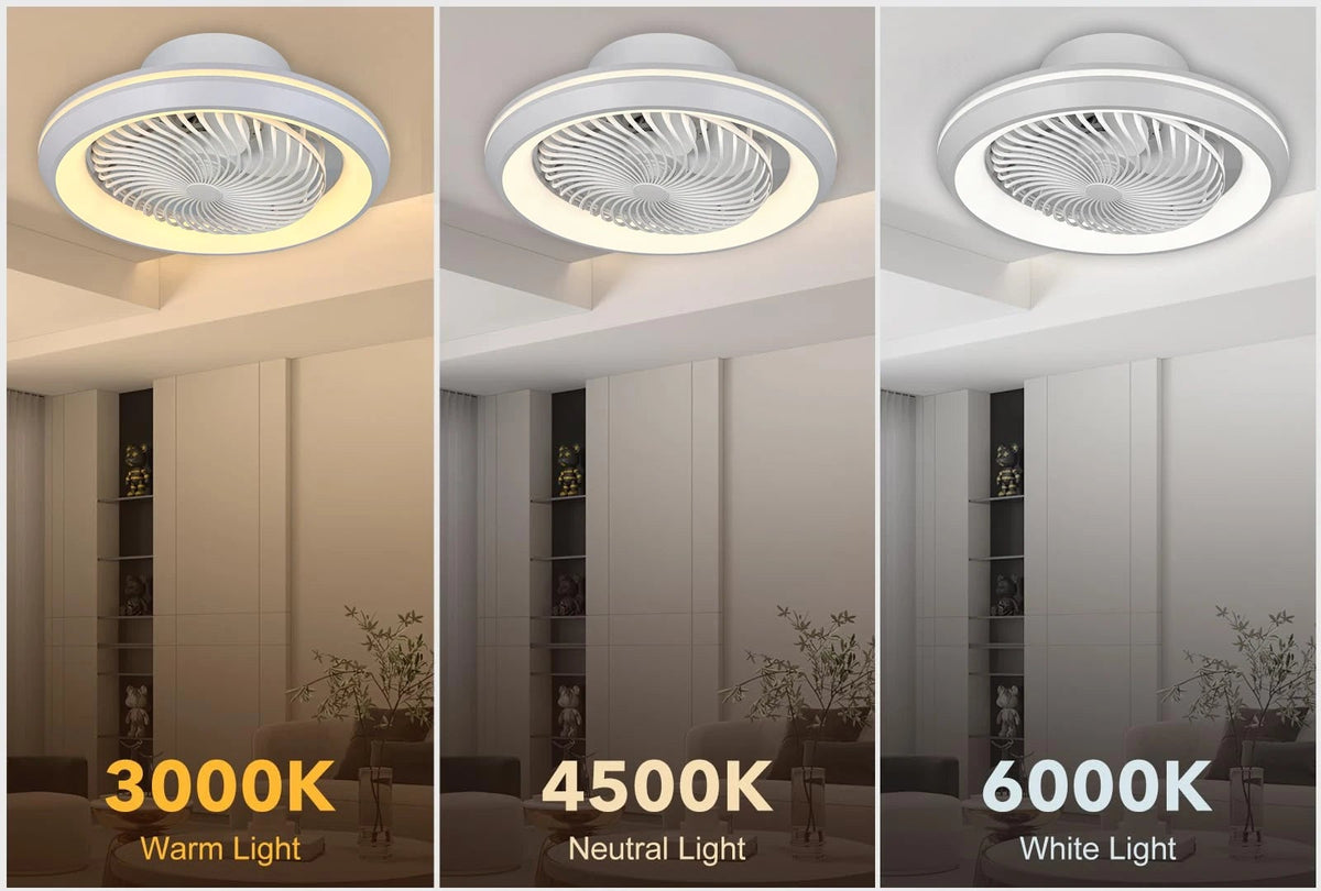 Plafonnier ventilateur avec télécommande – CLEVI Paris