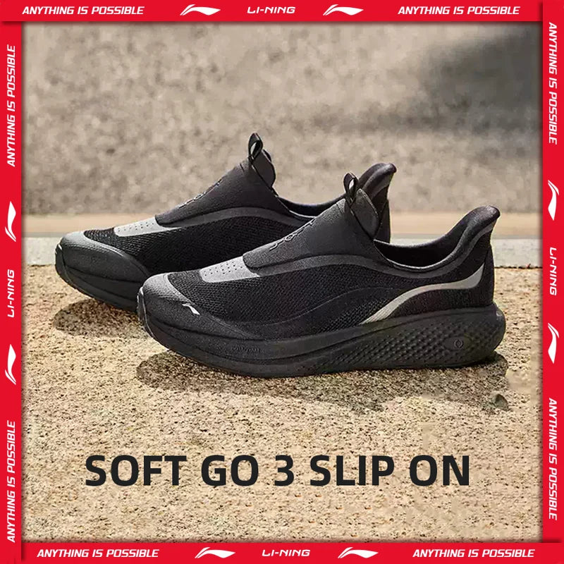 Sneakers Homme Li-Ning Soft Go 3 COMFOAM Mesh TPU Respirant Résistant Lifestyle – CLEVI Paris