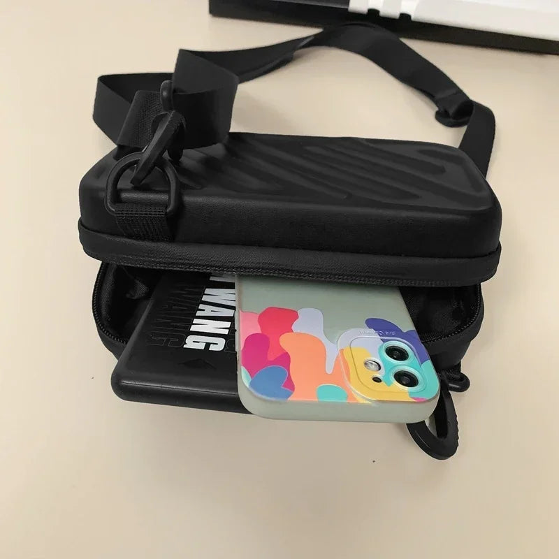 Sac bandoulière unisexe à fermeture zippée – CLEVI Paris