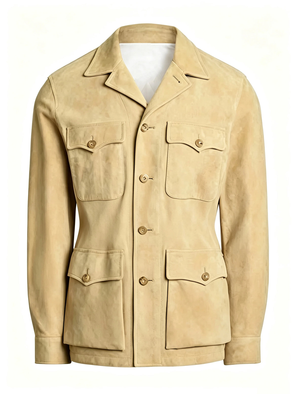 Veste safari homme en imitation daim – CLEVI Paris