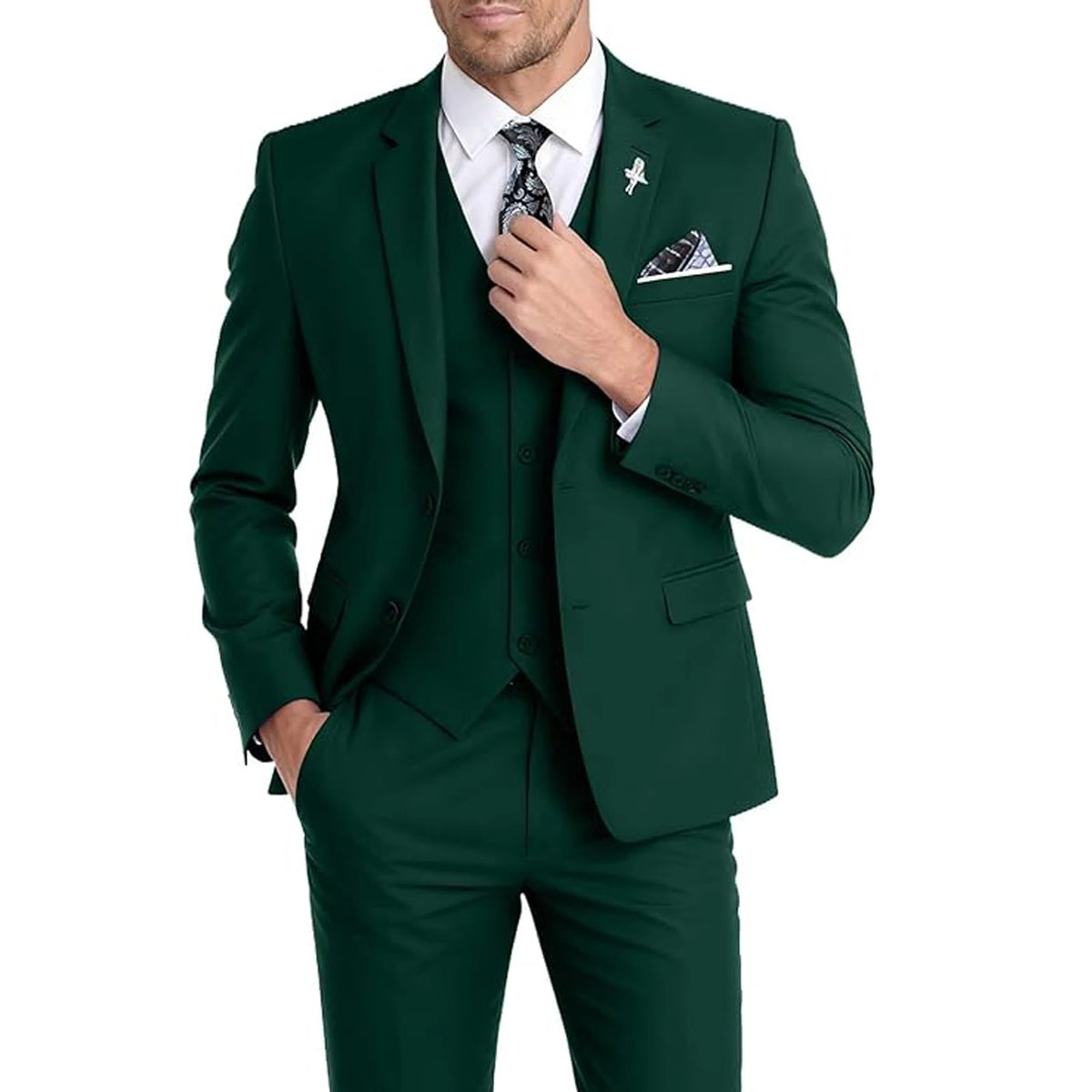Costume 3 pièces homme slim – CLEVI Paris