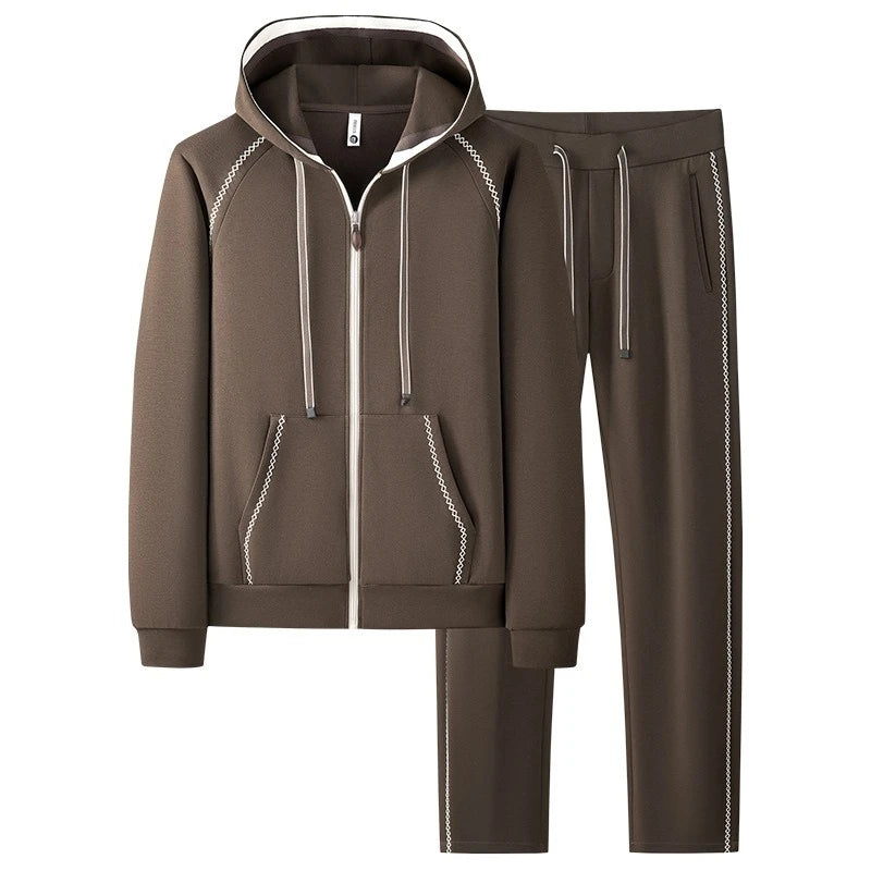 Ensemble homme Minglu à capuche contrasté – CLEVI Paris