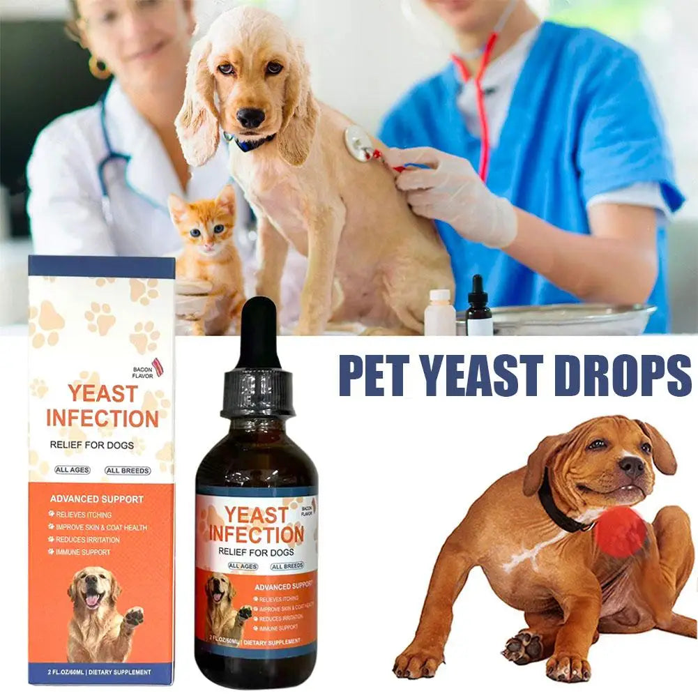 Gouttes de levure chiens et chats 60 ml – CLEVI Paris