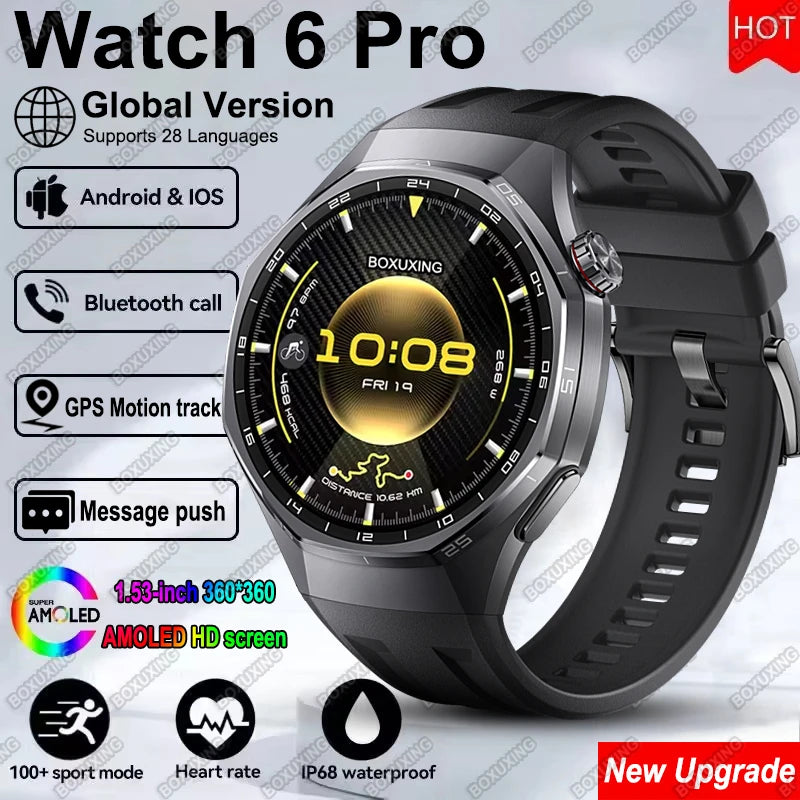 Montre Watch 6 Pro AMOLED 1,5″ Bluetooth – CLEVI Paris