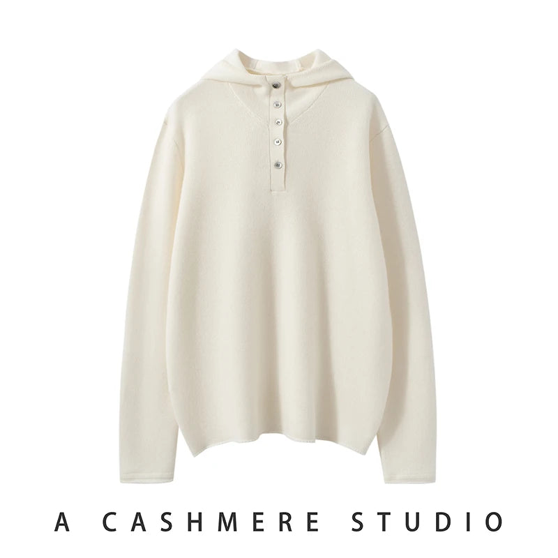 Pull à capuche ou pantalon cachemire femme – CLEVI Paris