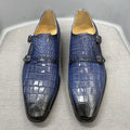 Chaussures homme à double boucle en cuir – CLEVI Paris