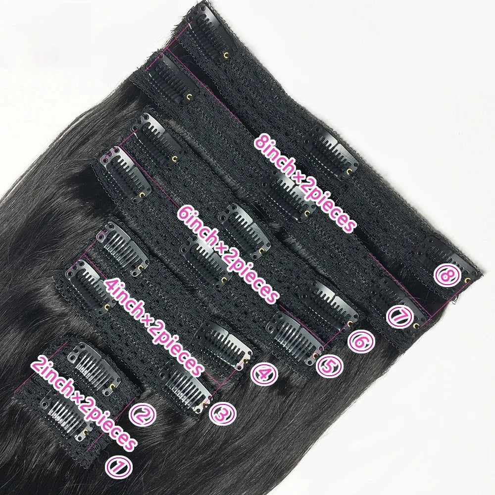 Extensions Clip-in Brésiliennes Cheveux Humains – CLEVI Paris