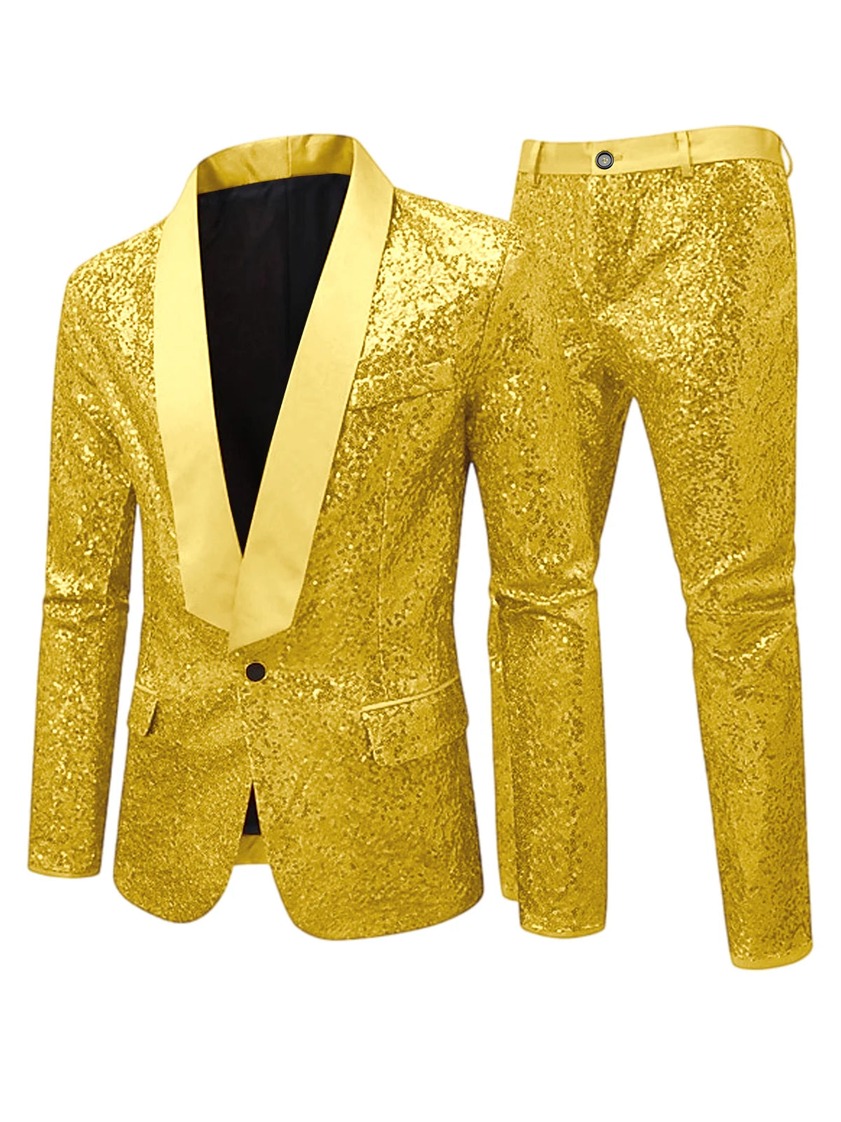 Costume Smoking Sequins Homme 2 Pièces – CLEVI Paris