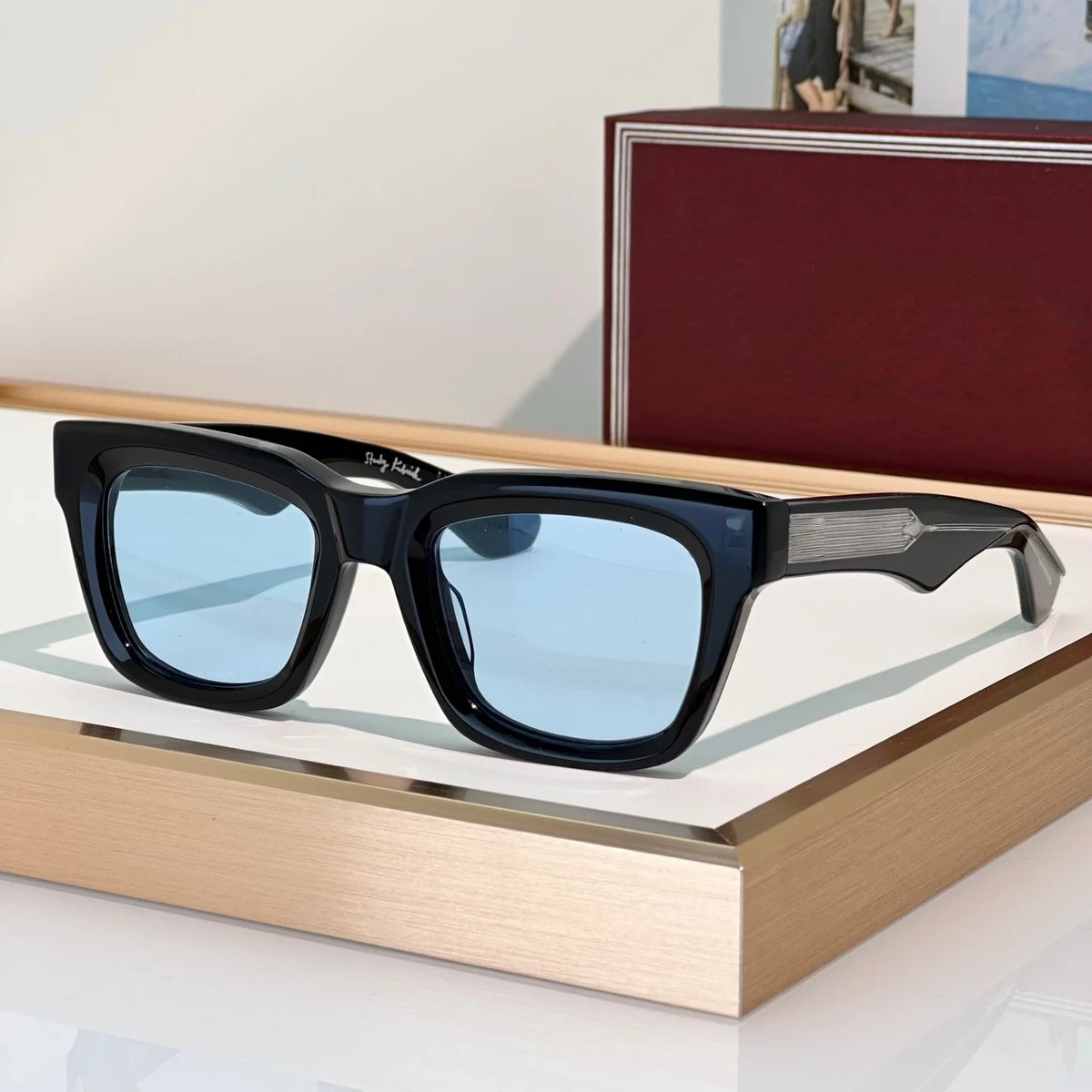 Lunettes de Soleil Carrées Acétate Unisexe UV400 Torrance – CLEVI Paris