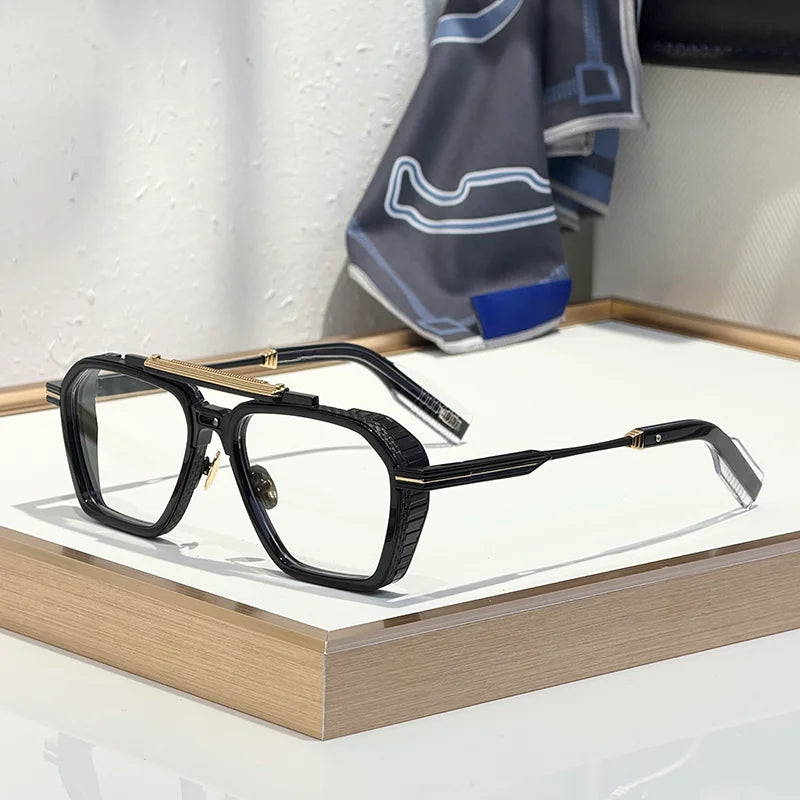 Lunettes homme Homotati pilote double pont – CLEVI Paris