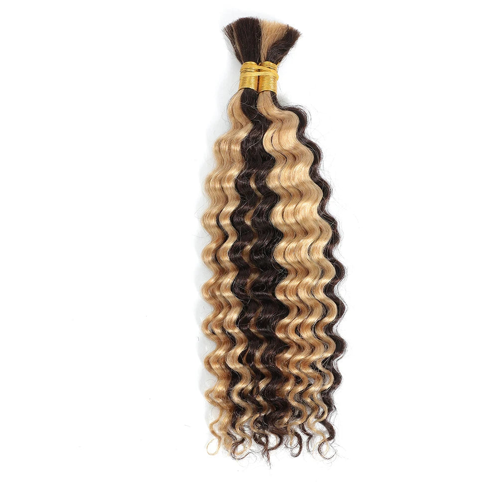 Mèches Tressage Deep Wave Cheveux Humains Brésiliens 100g Sans Trame — Boho Braids & Nattes – CLEVI Paris