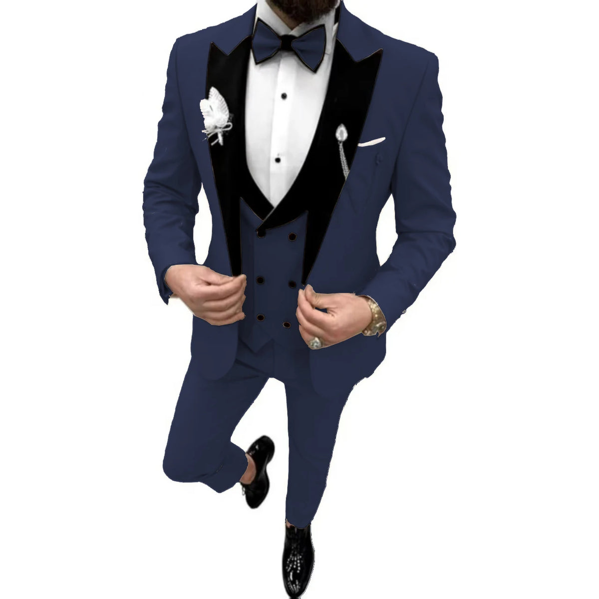 Costume 3 pièces homme velours – CLEVI Paris