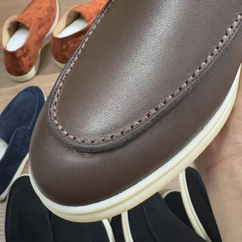 Mocassins Femme Cuir Véritable Tassel Colorés – CLEVI Paris