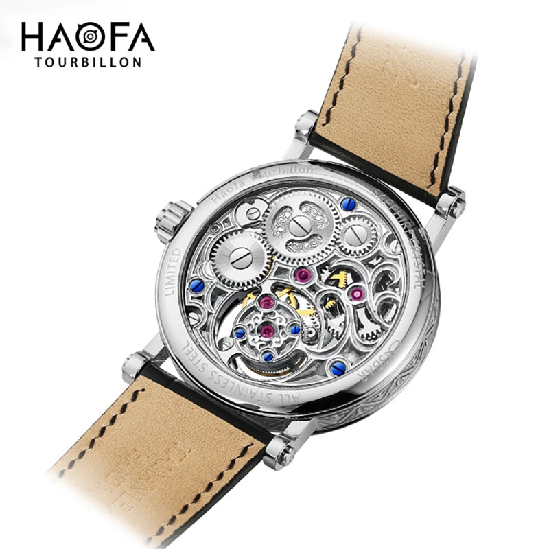 Montre Homme GMT Tourbillon Squelette Haofa Tiangong – CLEVI Paris