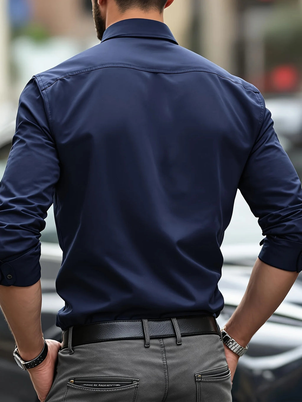Chemise homme élégante unie – CLEVI Paris