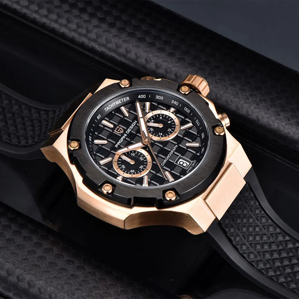 Montre Homme Quartz Chronographe Luxe Anti-Magnétique Pagani Design PD-YS032 – CLEVI Paris