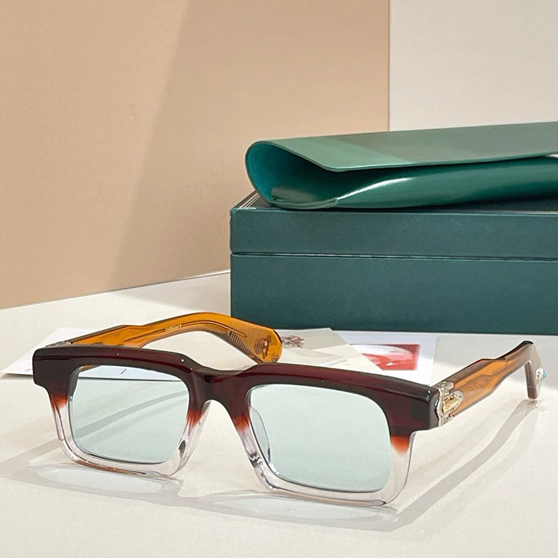 Lunettes de Soleil Homme Acétate Rectangle UV400 – CLEVI Paris