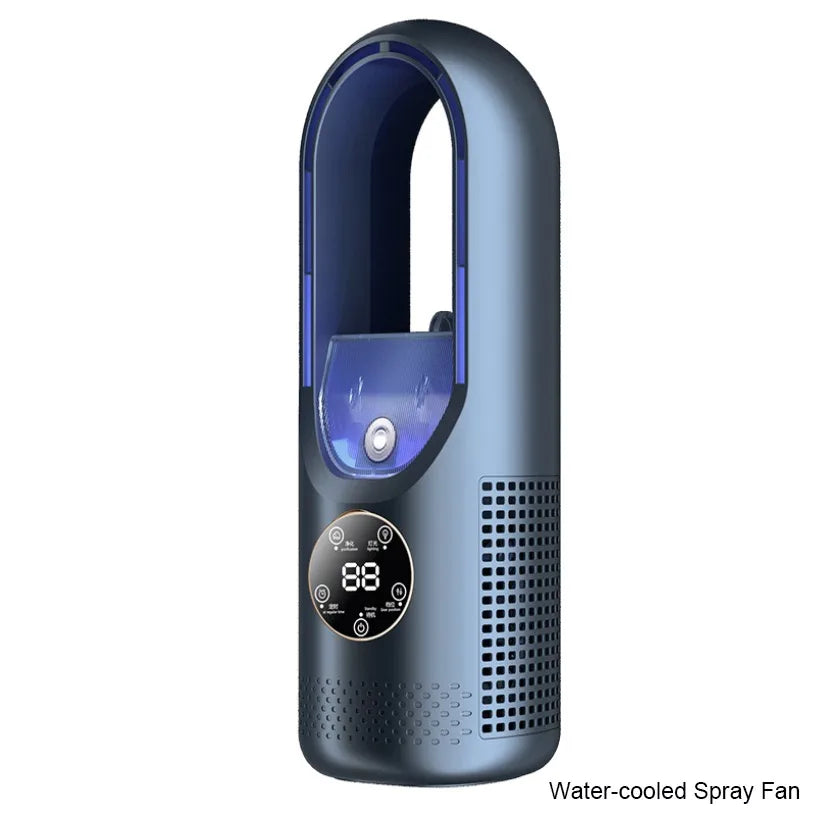 Ventilateur de bureau à brume et LED RGB – CLEVI Paris