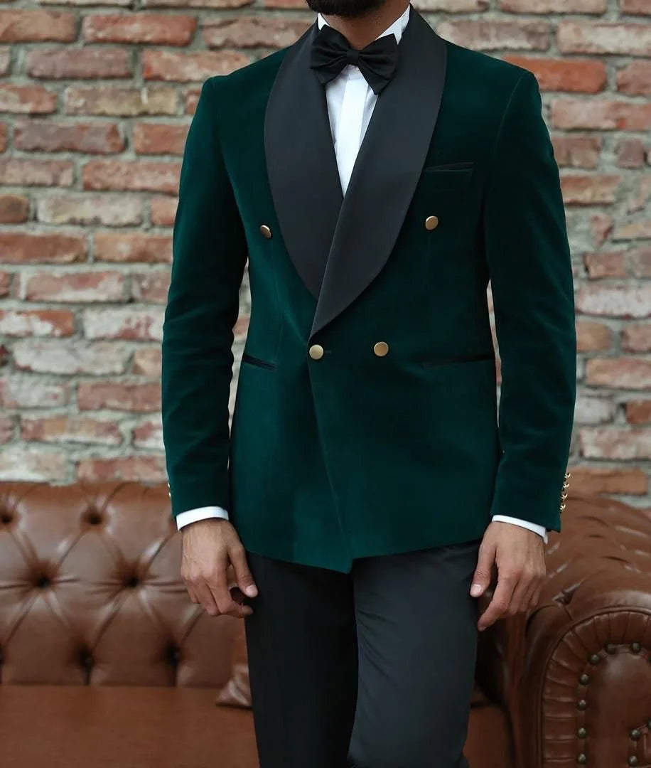 Smoking Homme Velours 2 Pièces – CLEVI Paris