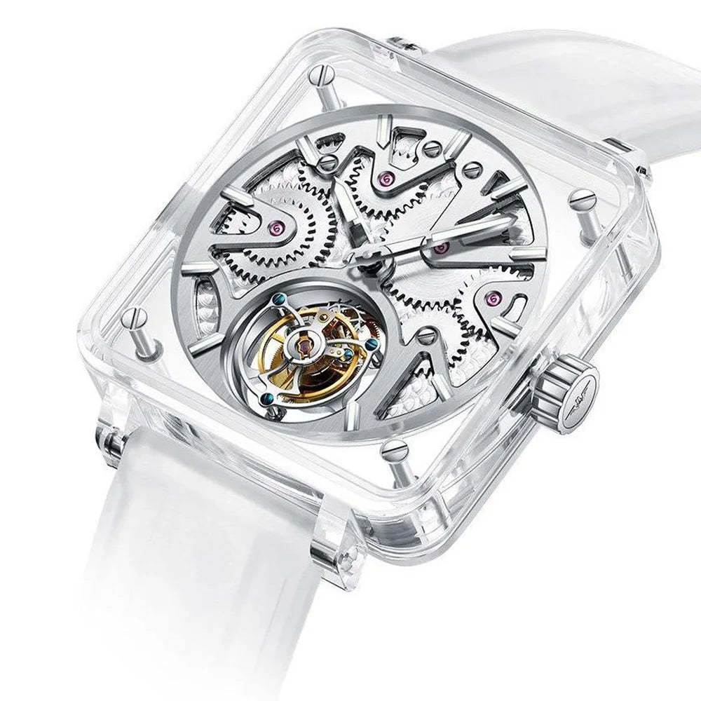 Montre Homme Tourbillon Volant Double Face Aesop – CLEVI Paris
