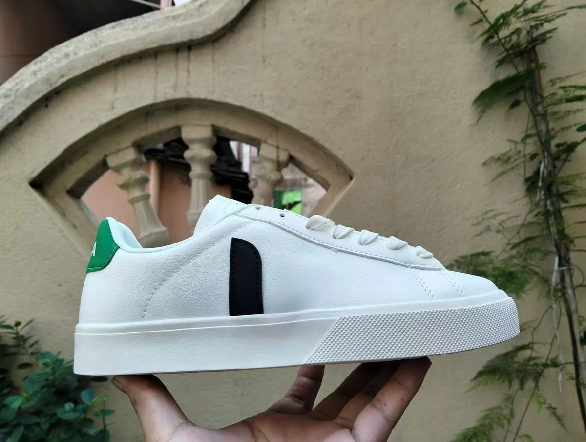 Sneakers unisexes à lacets en simili cuir – CLEVI Paris