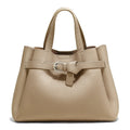 Sac Seau Femme Cuir Véritable Rivets Fermeture Zip – CLEVI Paris