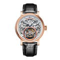 Montre Homme Tourbillon Manuel HAOFA K008 – Or Massif 18K Squelette Sculpté Verre Saphir Édition Limitée – CLEVI Paris