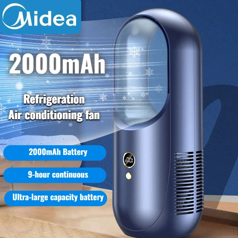 Ventilateur de bureau rechargeable Midea – CLEVI Paris