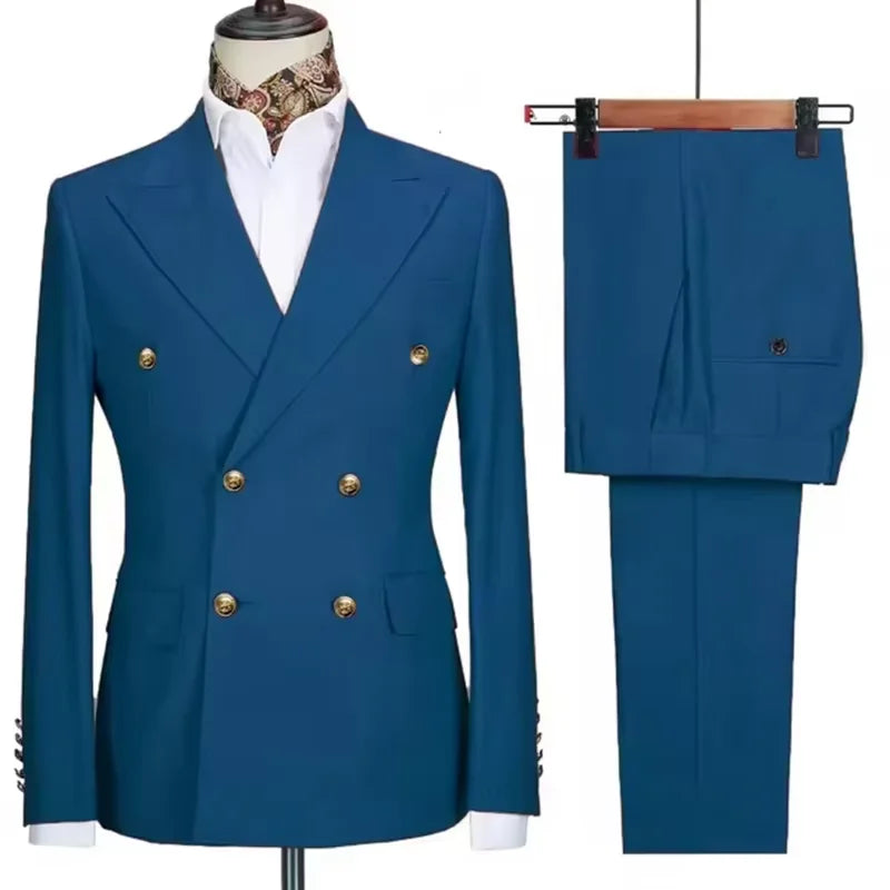 Costume homme 2 pièces, double boutonnage – CLEVI Paris