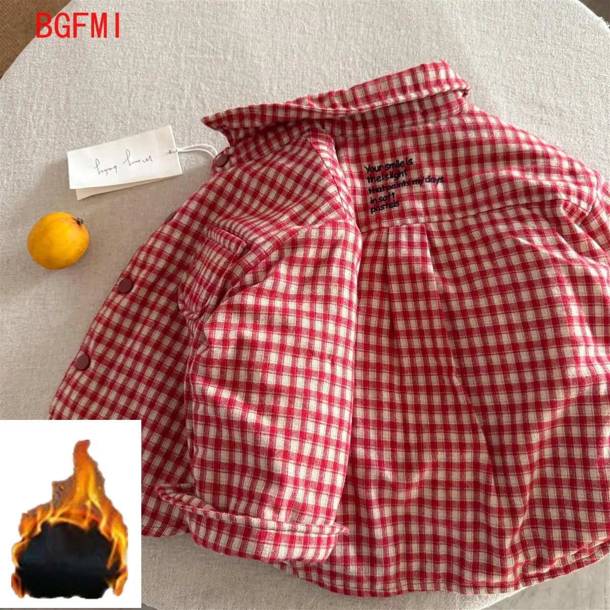 Veste matelassée enfant à carreaux – CLEVI Paris