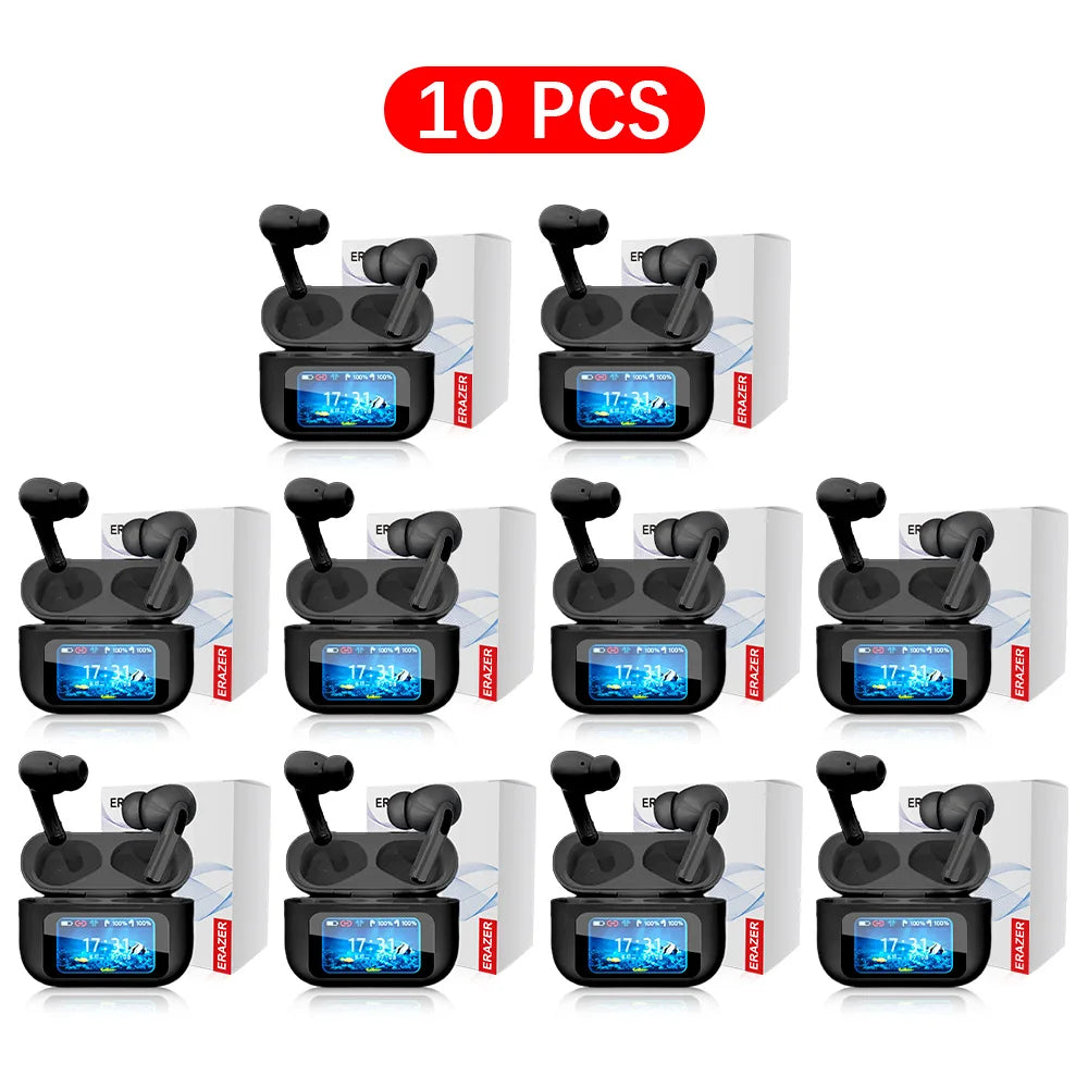 Écouteurs TWS ERAZER ANC Écran LCD Bluetooth 5.0 – CLEVI Paris