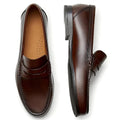 Mocassins Loafers Homme Cuir de Veau Respirant Slip-On | Casual & Conduite EU 39-46