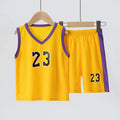 Ensemble basket enfant numéro 23 haut et short – CLEVI Paris