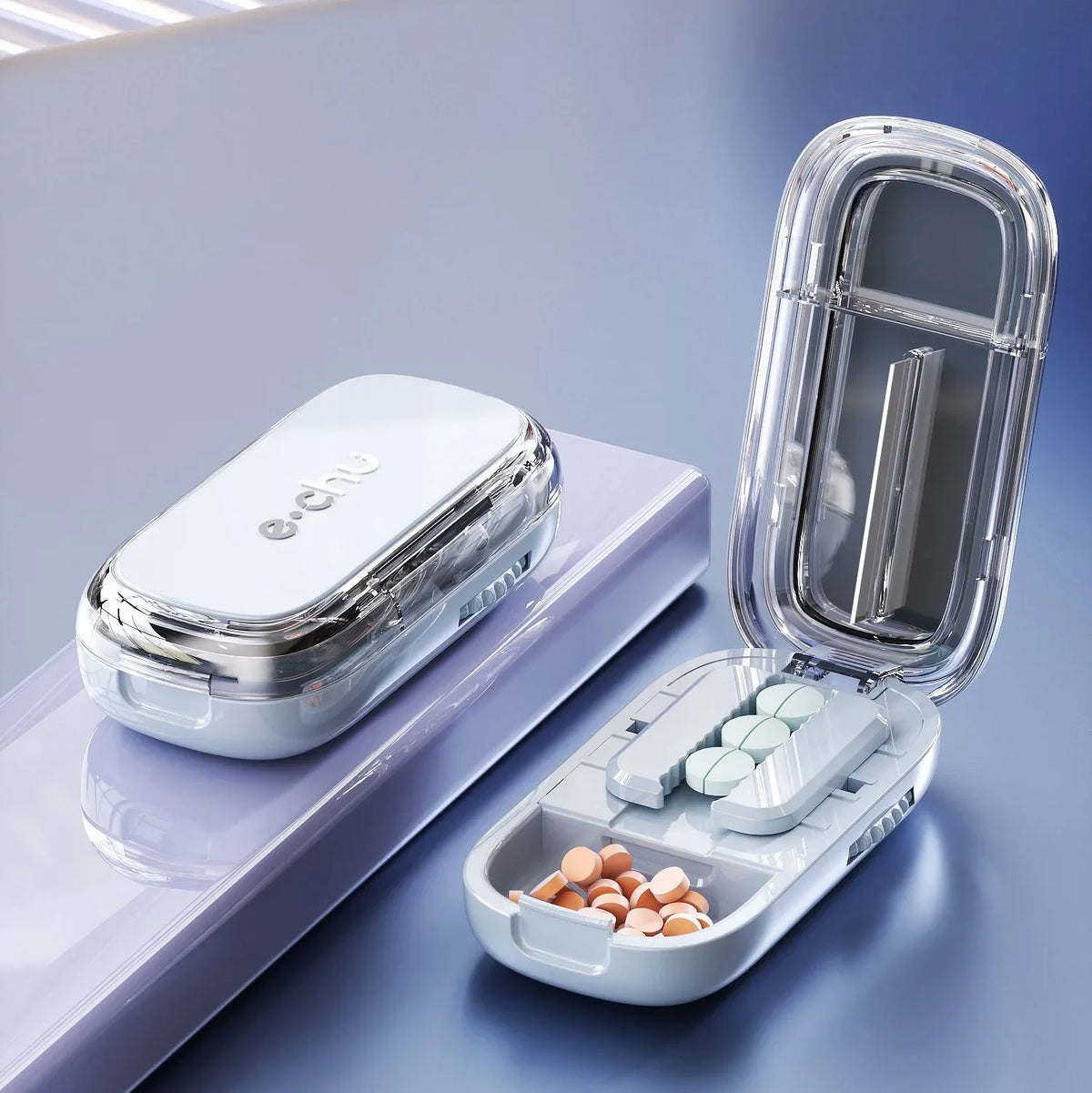 Coupe-comprimés portable avec rangement – CLEVI Paris