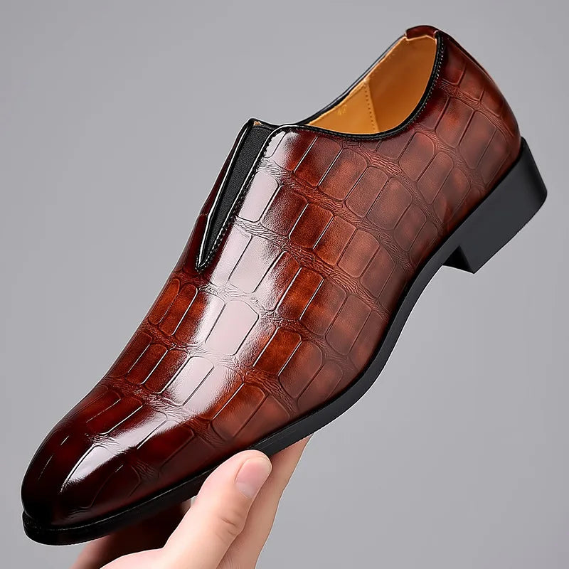 Chaussures homme en croûte de cuir – CLEVI Paris