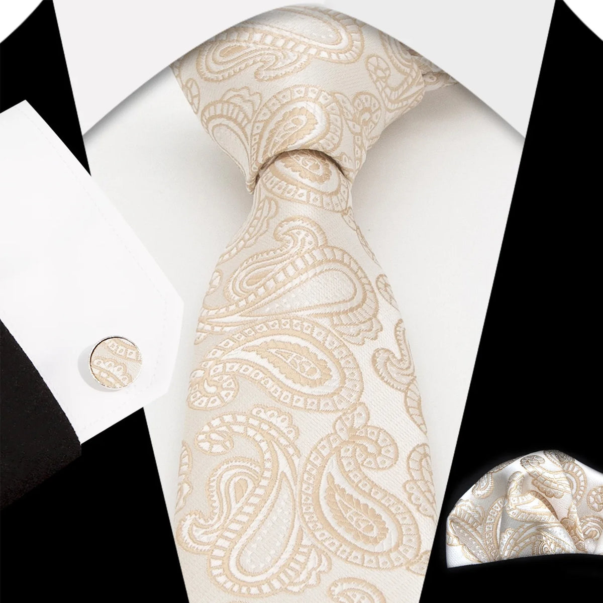 Ensemble Cravate Soie Paisley Homme – CLEVI