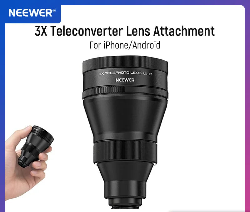 Téléconvertisseur smartphone NEEWER 3X – CLEVI Paris