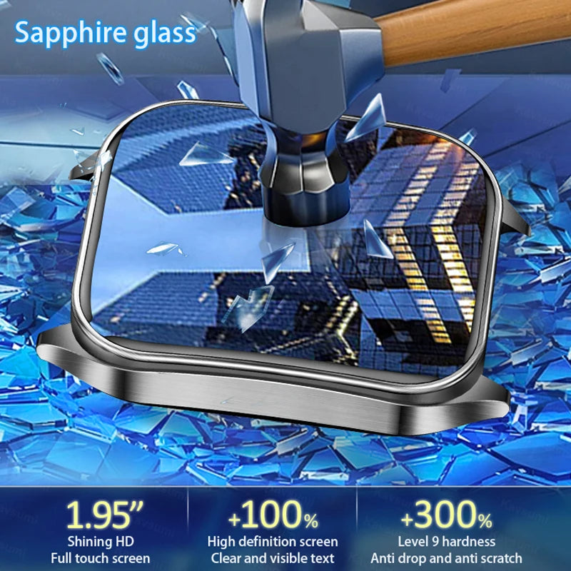 Montre connectée E810 AMOLED 1,95″ – CLEVI Paris