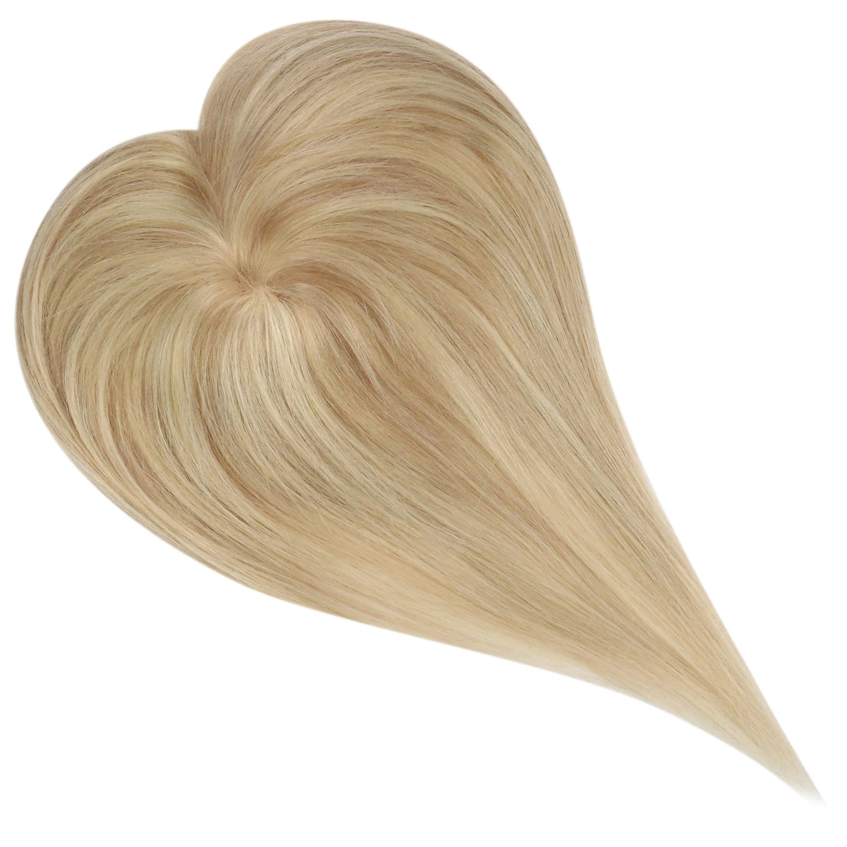Topper Capillaire 100% Cheveux Humains Remy – Base Mono 13x13cm avec 4 Clips – CLEVI Paris