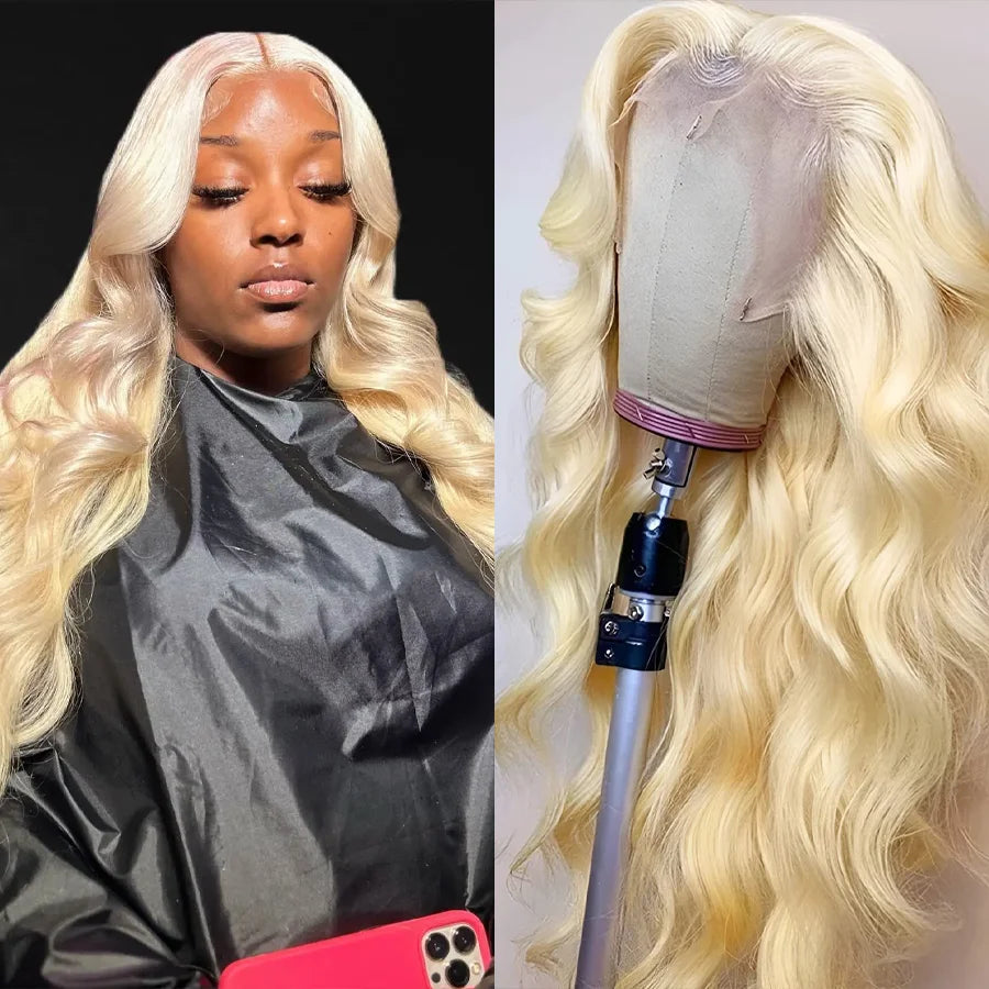 Perruque Lace Front Body Wave Blonde #613 Remy – CLEVI Paris