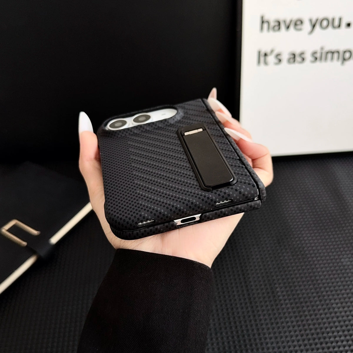 Coque avec support pour iPhone Duo – CLEVI Paris