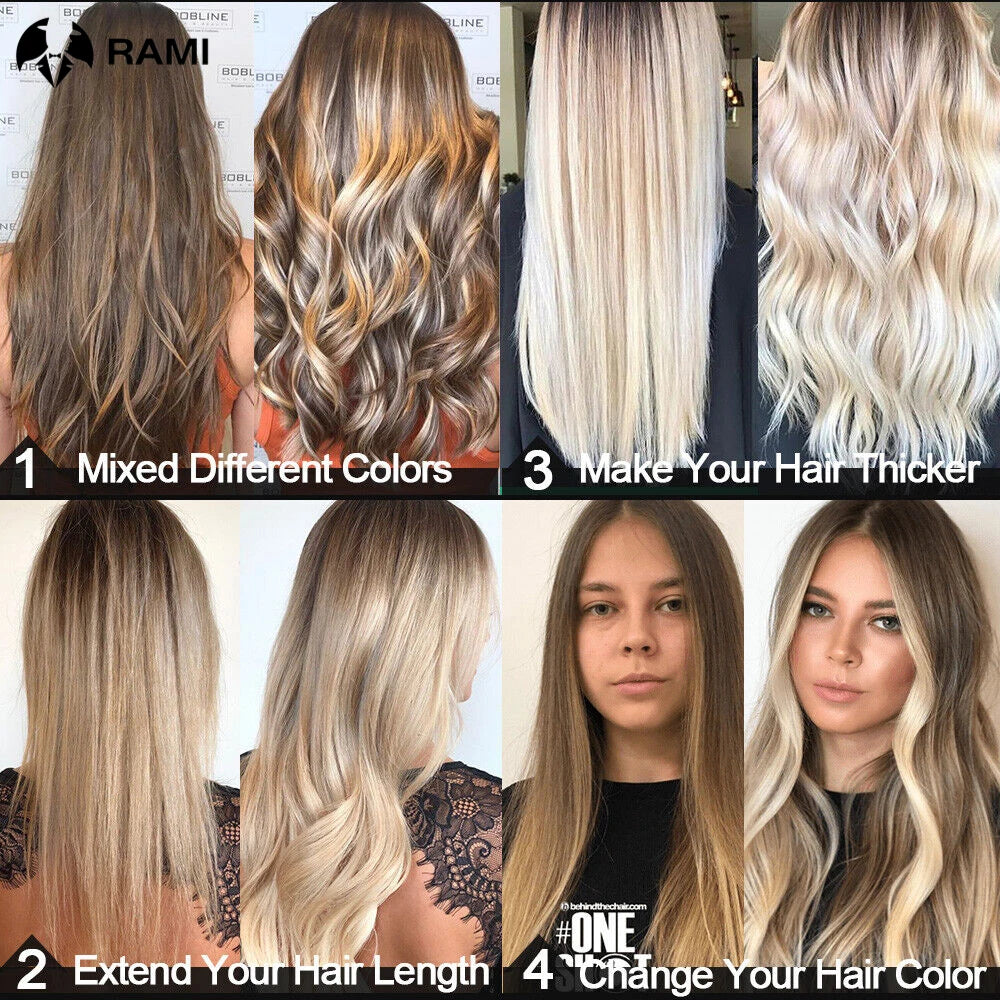 Extensions à clips cheveux humains – CLEVI Paris