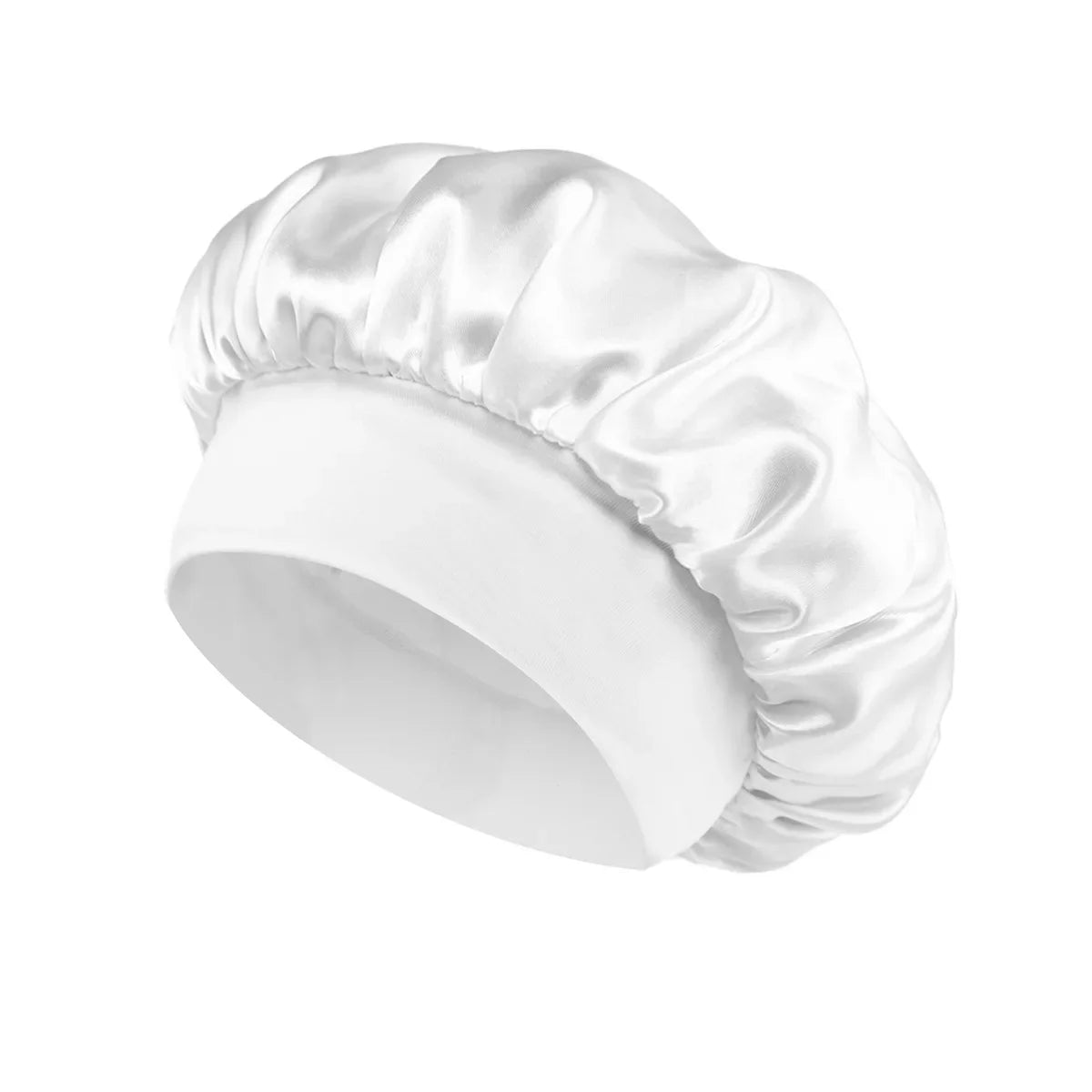 Bonnet de nuit femme en satin de polyester – CLEVI Paris