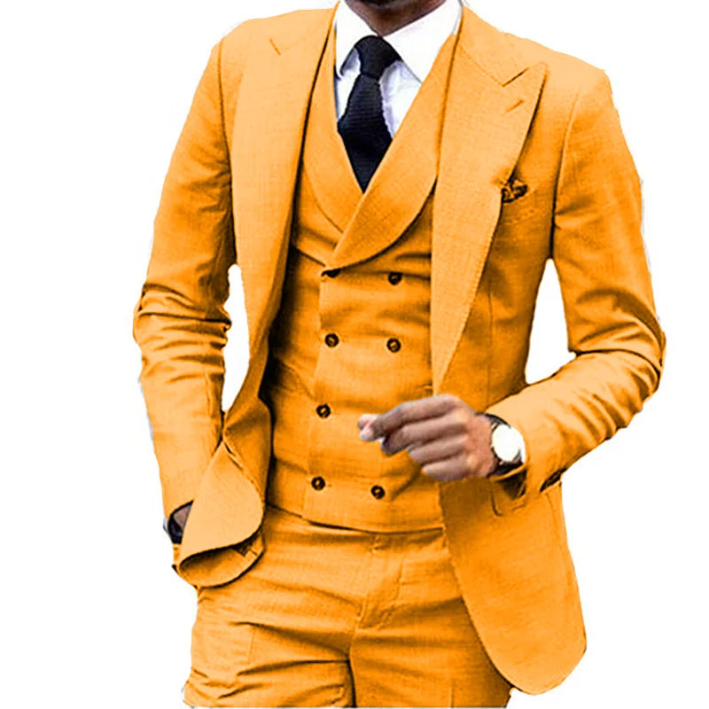Costume homme 3 pièces, veste, gilet et pantalon – CLEVI Paris