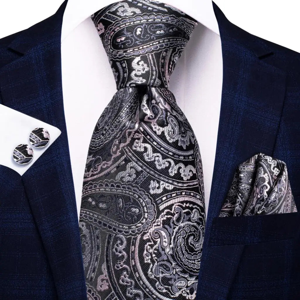 Ensemble Cravate à Carreaux Homme – CLEVI Paris
